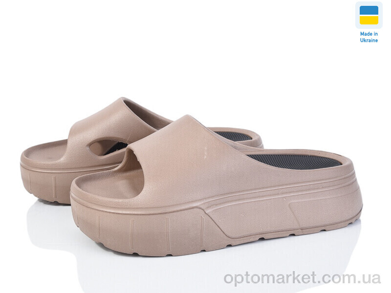 Купить Шльопанці жіночі Прогрес Ж154 мокко Progress коричневий, фото 1