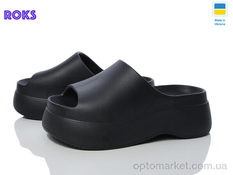 Купить Шльопанці жіночі Progress 141 чорний Progress чорний, фото 1