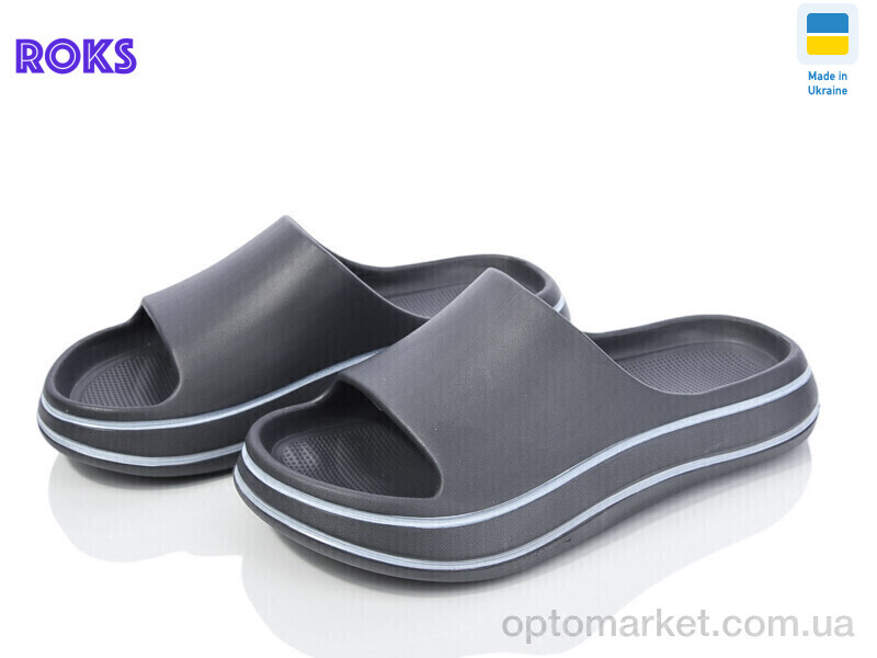 Купить Шльопанці дитячі Progress 239 графіт Progress сірий, фото 1