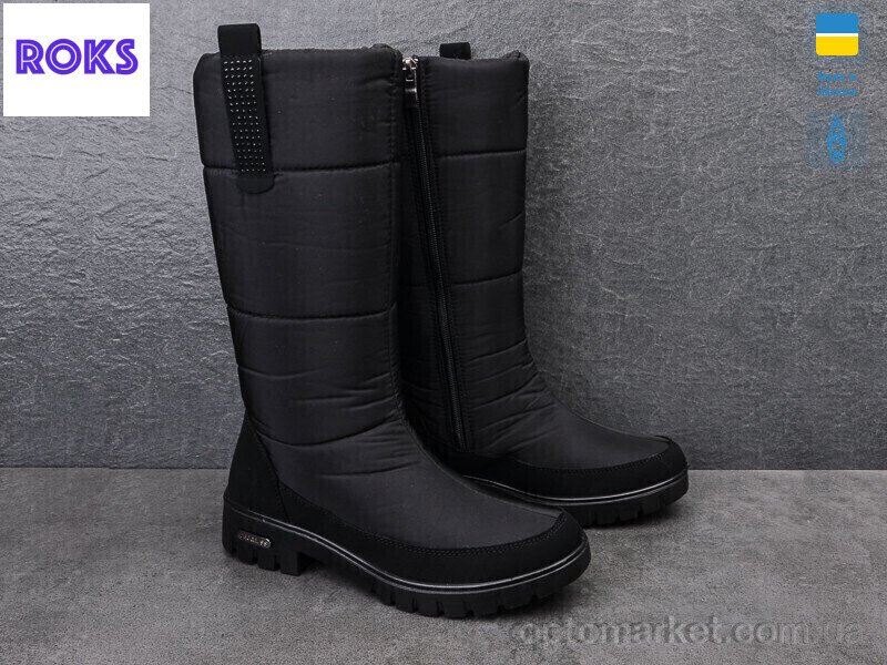 Купить Дутики жіночі Progress 3407 Progress чорний, фото 2