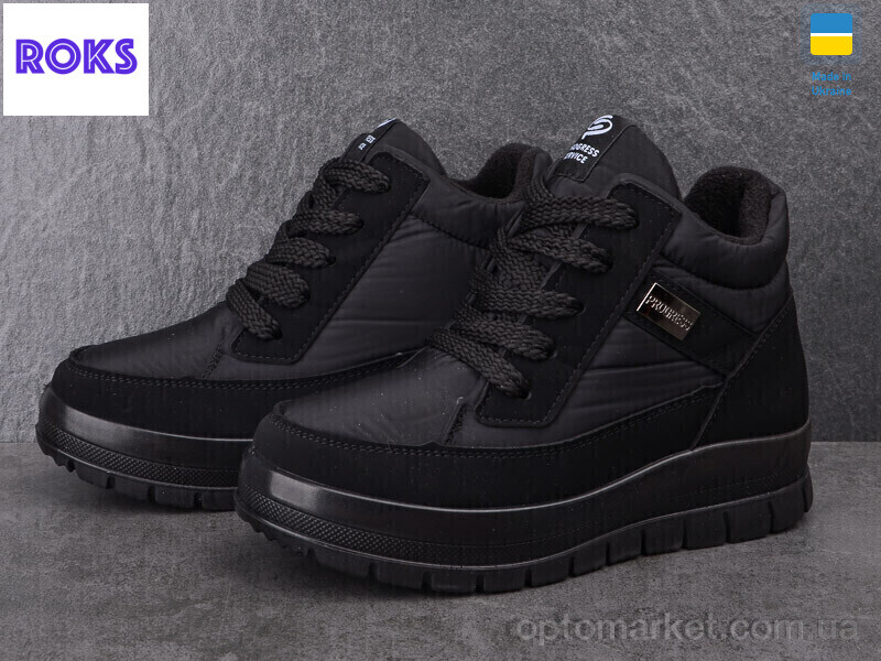 Купить Черевики жіночі Progress 4505 Progress чорний, фото 2