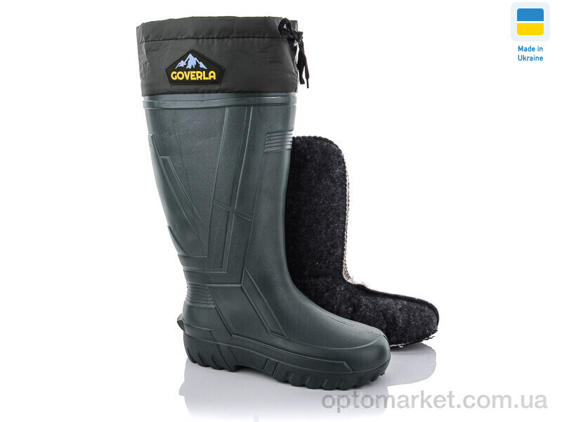 Купить Чоботи з піни чоловічі Прогресс См801 зелений Progress зелений, фото 1