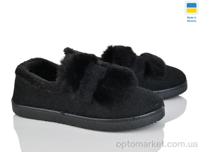Купить Туфлі жіночі Progress УВ22 хутро чорний Progress чорний, фото 1