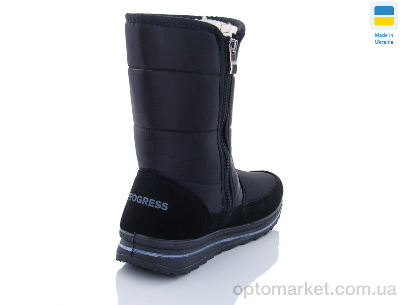 Купить Дутики жіночі Прогресс Ж3117 Progress чорний, фото 2