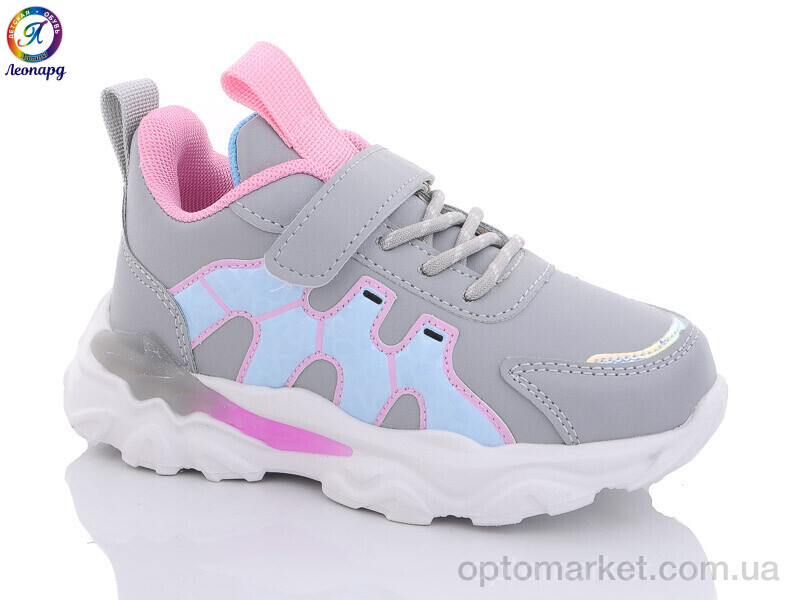 Купить Кросівки дитячі PS380-B13 Леопард сірий, фото 1