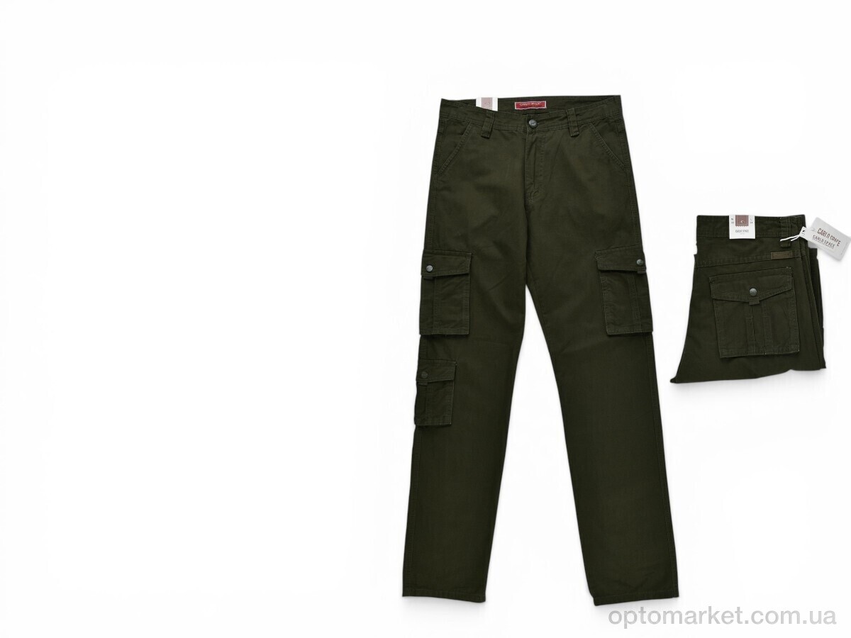 Купить Брюки чоловічі PT177-195 Carlo Space зелений, фото 1