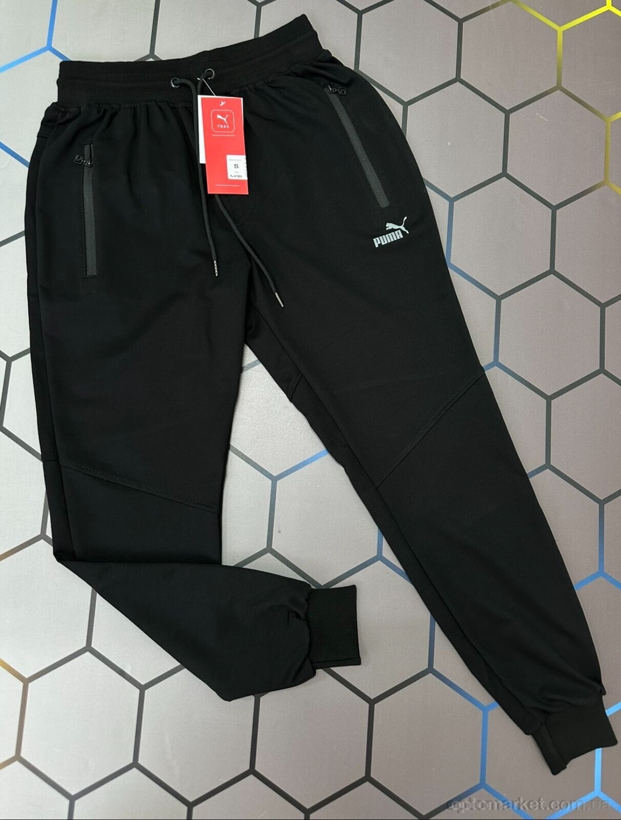 Купить Спортивні штаны чоловічі pu-4440 P.ma чорний, фото 3
