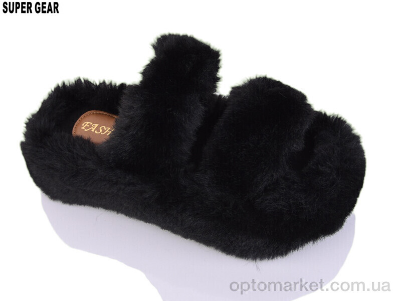 Купить Капці жіночі PV08 black Super Gear чорний, фото 1