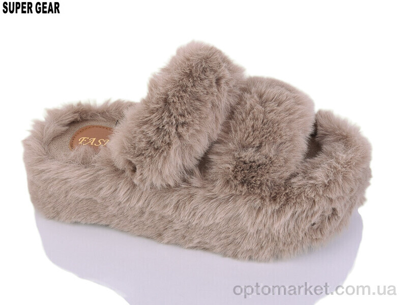 Купить Капці жіночі PV08 brown Super Gear коричневий, фото 1