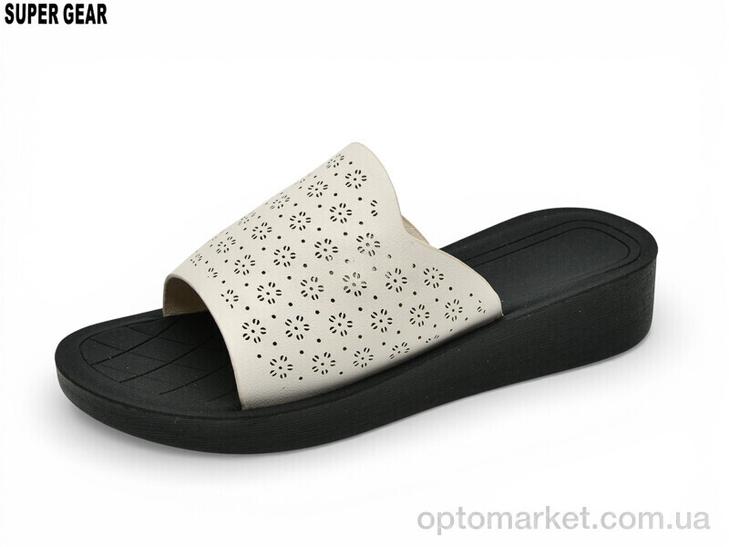Купить Шльопанці жіночі PV10-3 beige Super Gear бежевий, фото 1