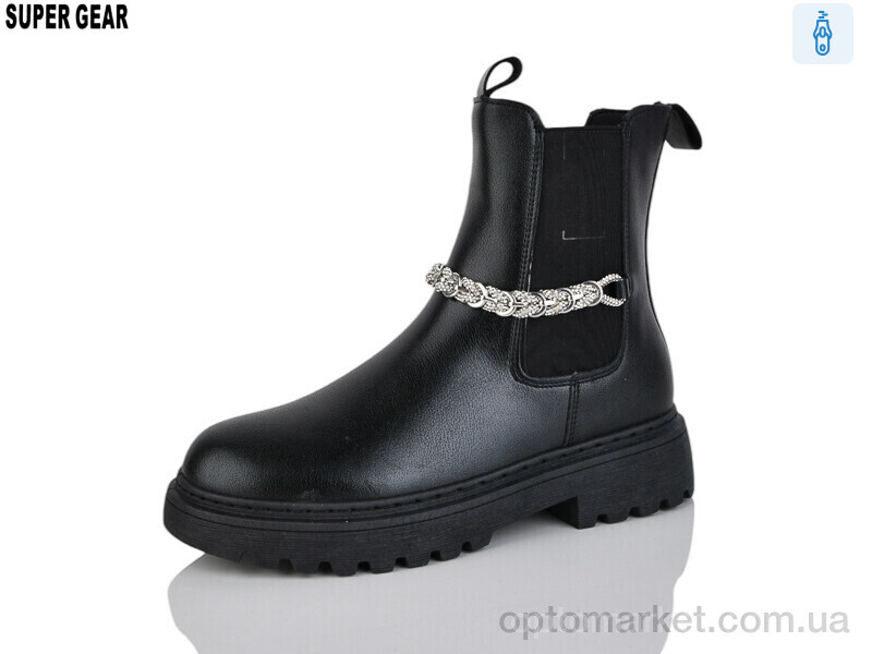 Купить Черевики жіночі PV25-19 black Super Gear чорний, фото 1