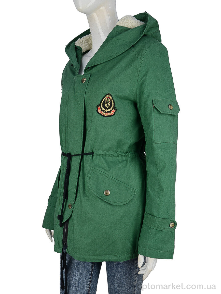 Купить Куртка жіночі ПЖ26 d.green (07127) ЗНИЖКА Botf зелений, фото 1