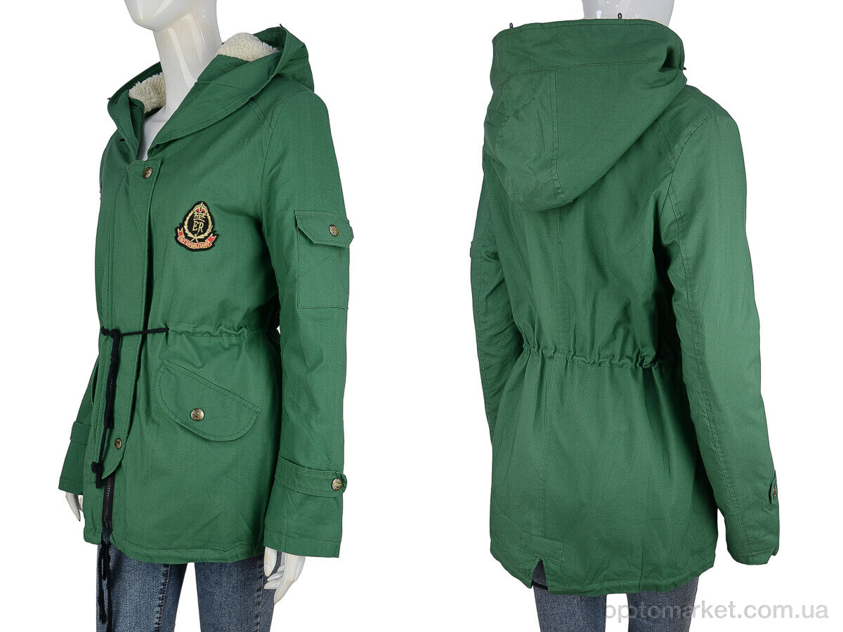 Купить Куртка жіночі ПЖ26 d.green (07127) ЗНИЖКА Botf зелений, фото 3