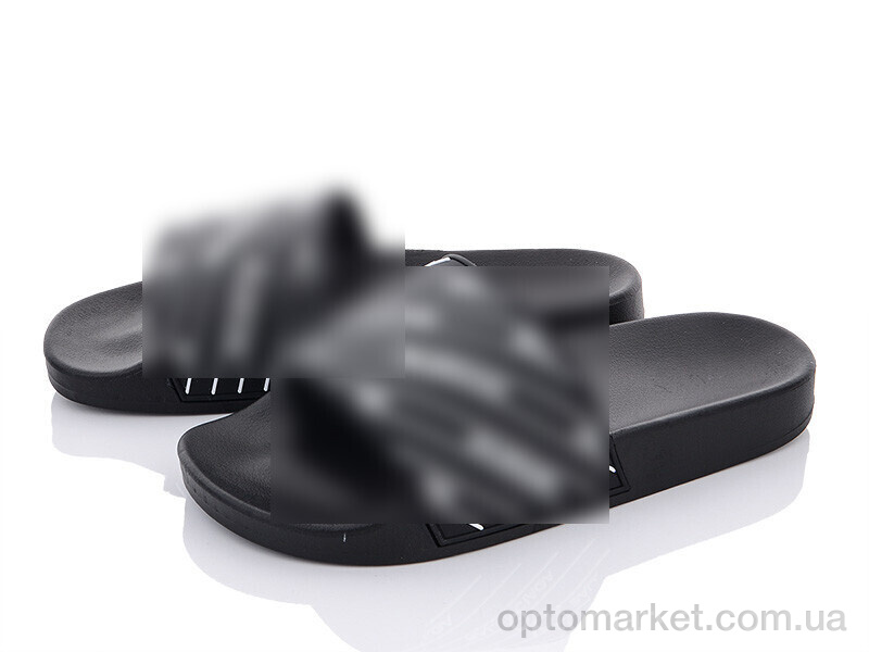 Купить Шльопанці жіночі Q115-L33-1 black Violeta only one чорний, фото 1