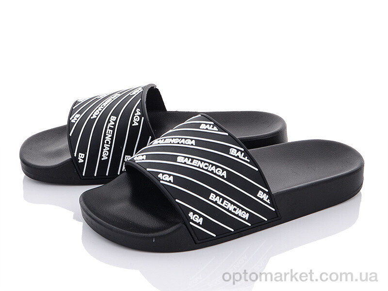 Купить Шльопанці жіночі Q115-L33-1 black Violeta only one чорний, фото 2