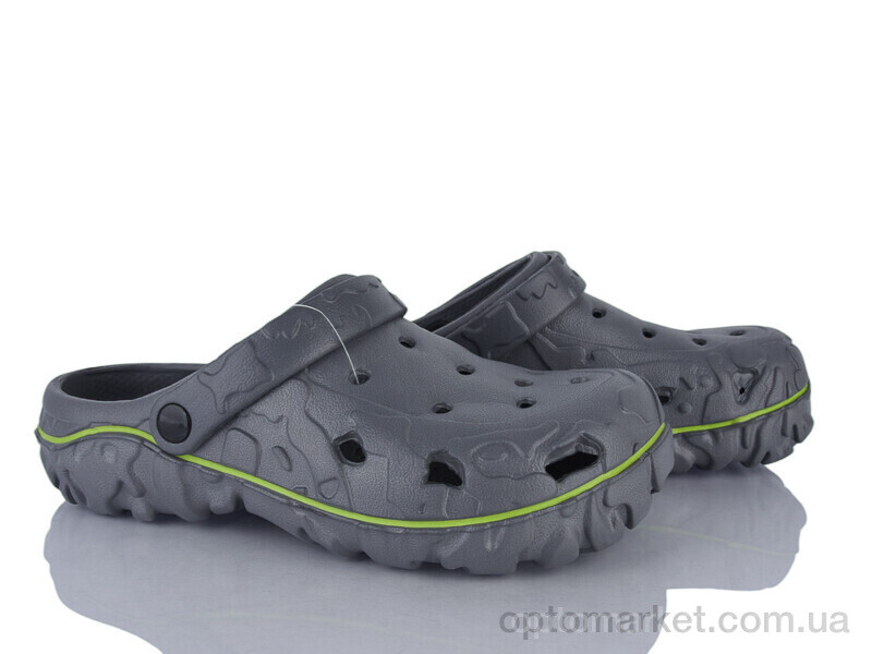 Купить Крокси чоловічі Q13-5 Hongquan сірий, фото 1