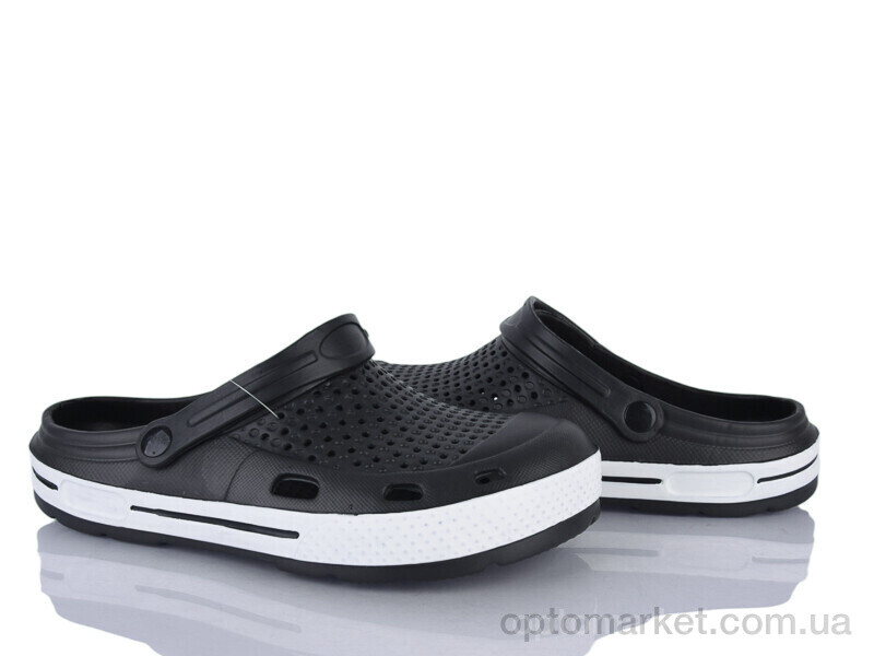 Купить Крокси чоловічі Q15-1 Hongquan чорний, фото 1