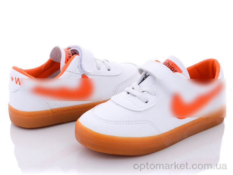 Купить Кросівки дитячі Q26-B63363 white-orange Angel білий, фото 1