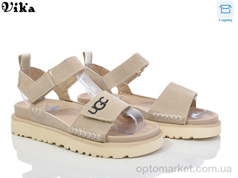 Купить Босоніжки жіночі Q3-3 Vika бежевий, фото 1