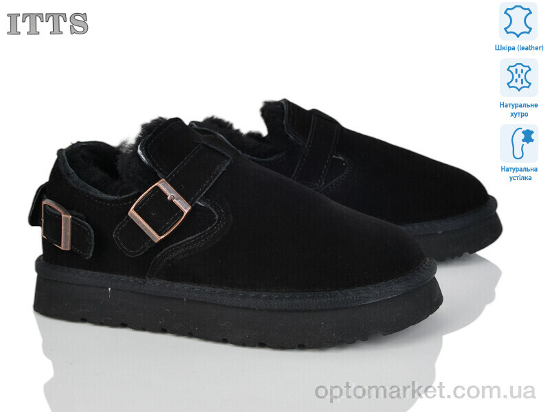 Купить Туфлі жіночі Q302-1 ITTS чорний, фото 1