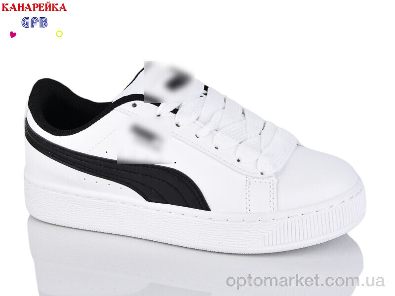 Купить Кросівки унісекс Q52-2 GFB-Канарейка білий, фото 1