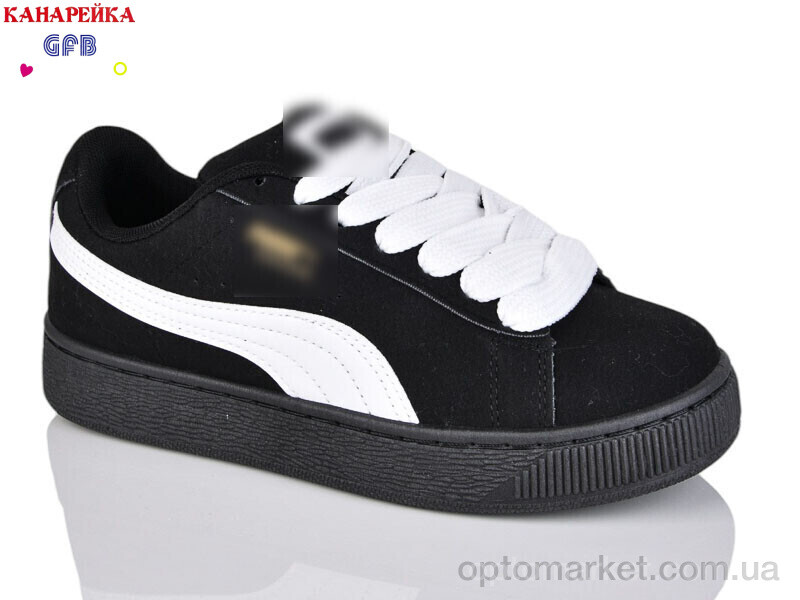 Купить Кросівки унісекс Q52-4 GFB-Канарейка чорний, фото 1