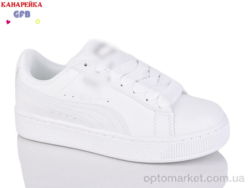 Купить Кросівки унісекс Q52-9 GFB-Канарейка білий, фото 1