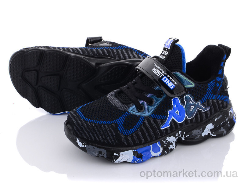 Купить Кросівки дитячі Q54-B5501 black-navy Angel синій, фото 1