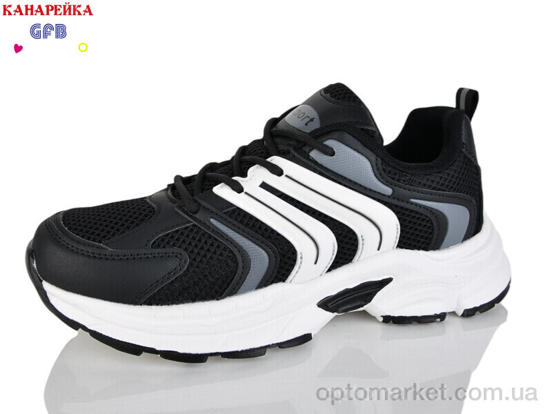 Купить Кросівки унісекс Q570-1 GFB-Канарейка чорний, фото 1