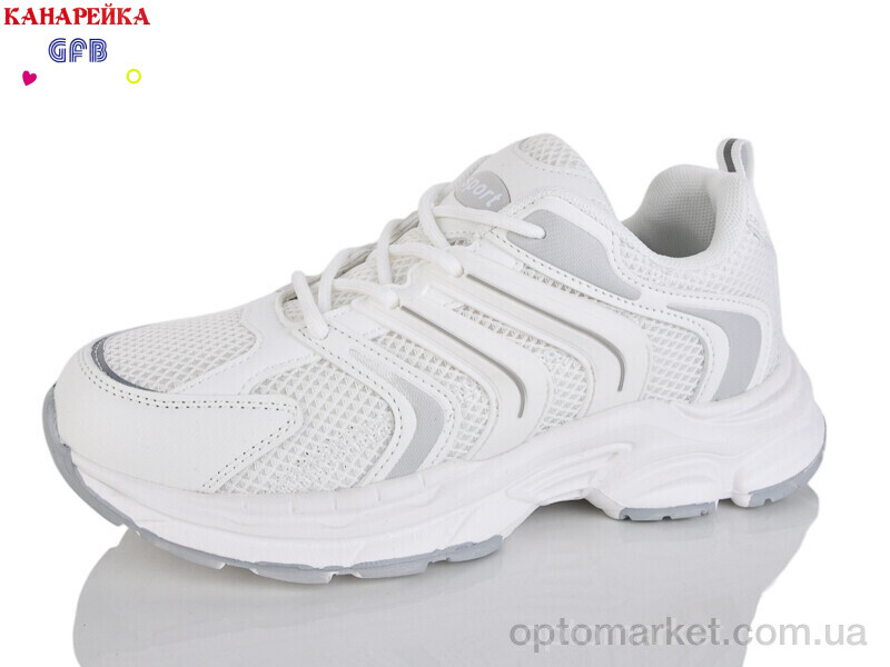 Купить Кросівки унісекс Q570-4 GFB-Канарейка білий, фото 1