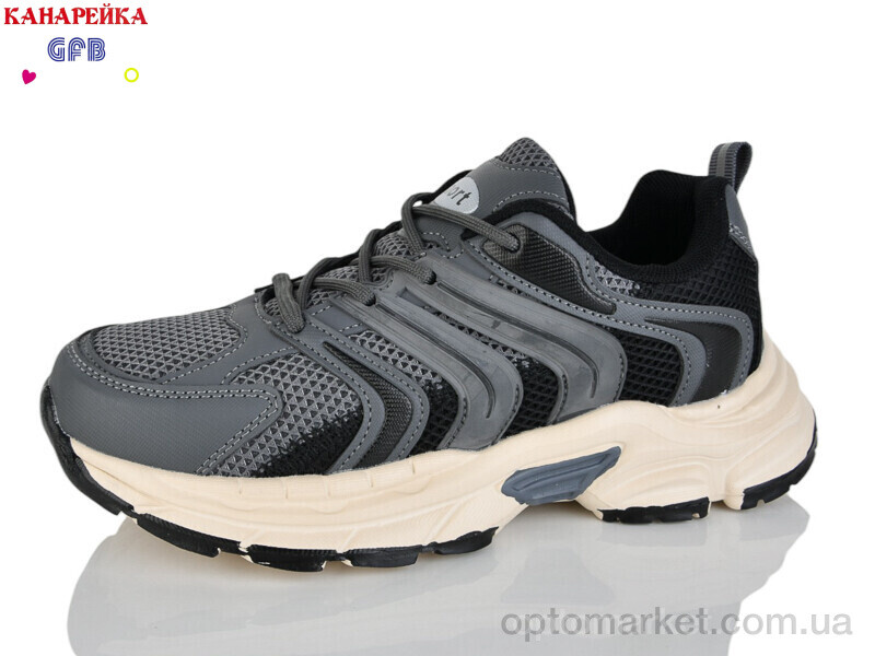 Купить Кросівки унісекс Q570-5 GFB-Канарейка сірий, фото 1