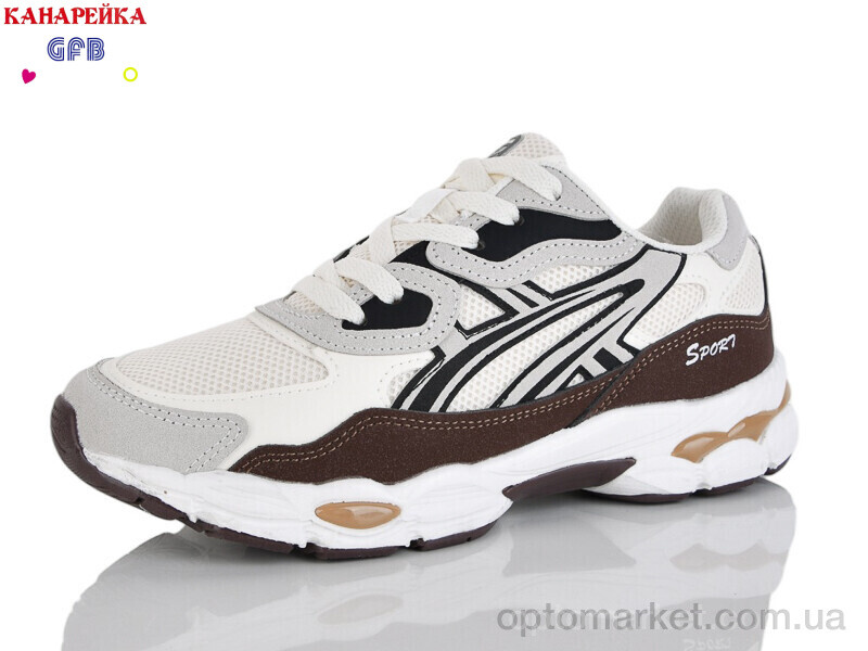 Купить Кросівки жіночі Q585-6 GFB-Канарейка бежевий, фото 1