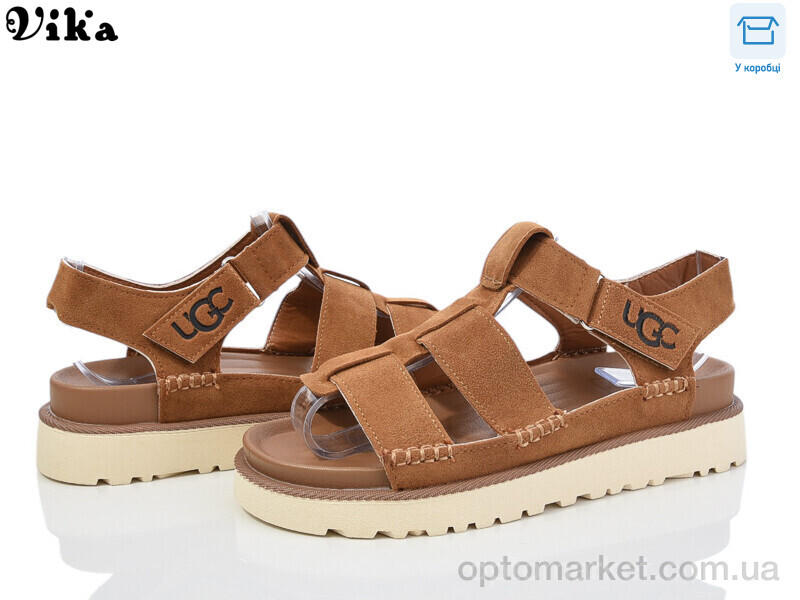 Купить Босоніжки жіночі Q6-2 Vika коричневий, фото 1