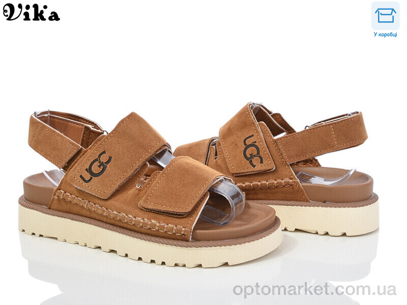 Купить Босоніжки жіночі Q7-2 Vika коричневий, фото 1