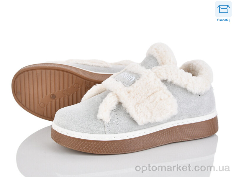 Купить Туфлі жіночі Q9-5 L&M-Lemon сірий, фото 1