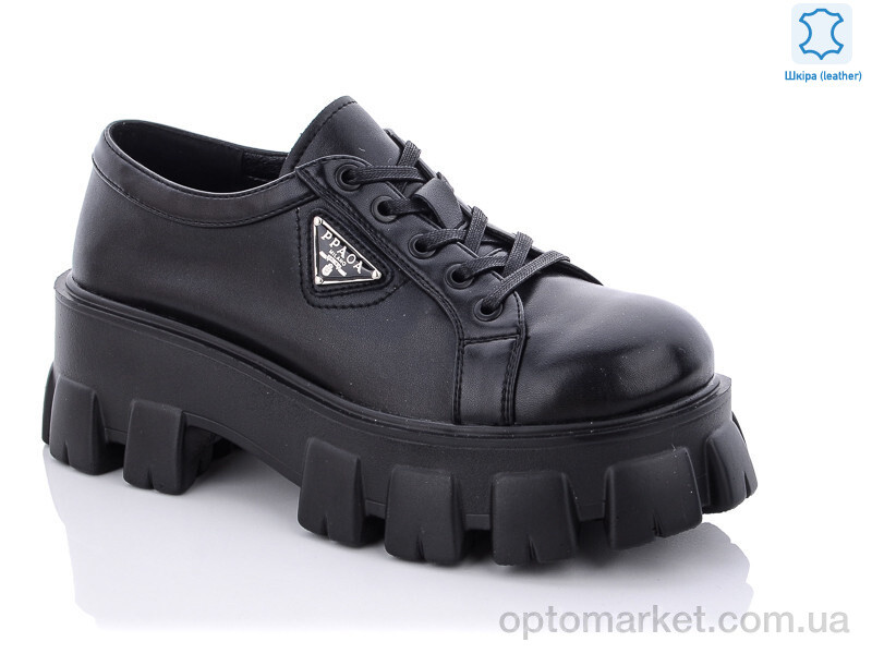 Купить Туфлі жіночі QD352-1 Egga чорний, фото 1