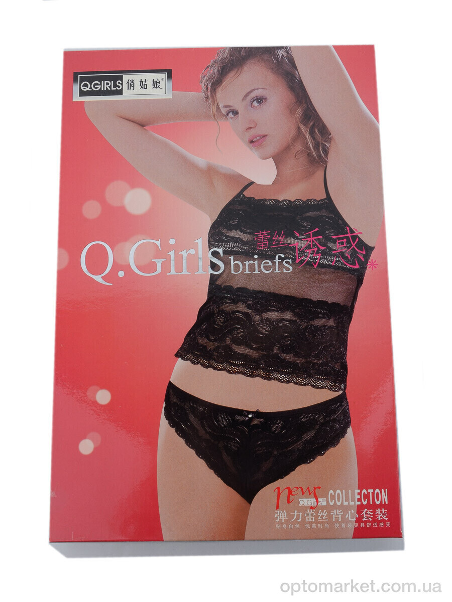 Купить Комплект белья жіночі QG1030 black Q Girls чорний, фото 3