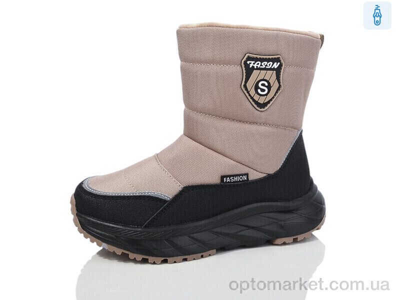 Купить Дутики дитячі QK1891A-9 Башили бежевий, фото 1