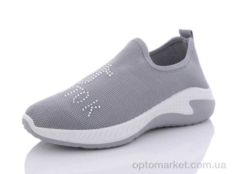 Купить Кроссовки женские QL15-3 Lion серый, фото 1