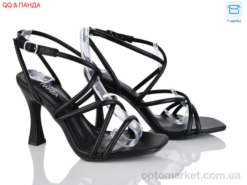 Купить Босоніжки жіночі QQ103-1 Панда чорний, фото 1