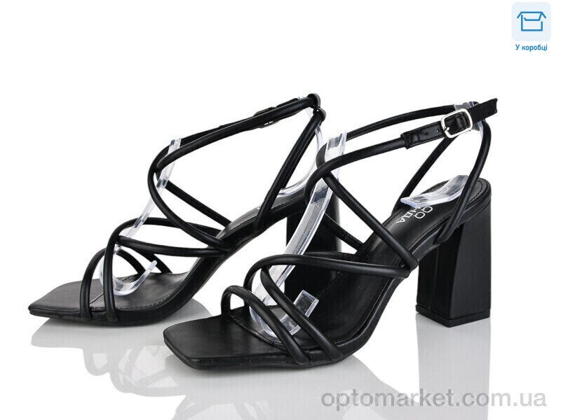 Купить Босоніжки жіночі QQ104-1 Панда чорний, фото 1