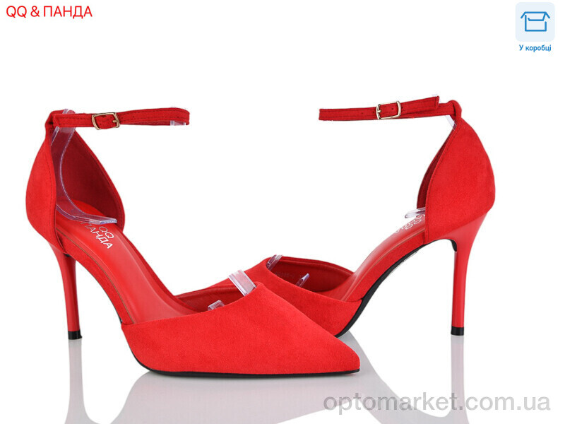 Купить Туфлі жіночі QQ106-2 Панда червоний, фото 1