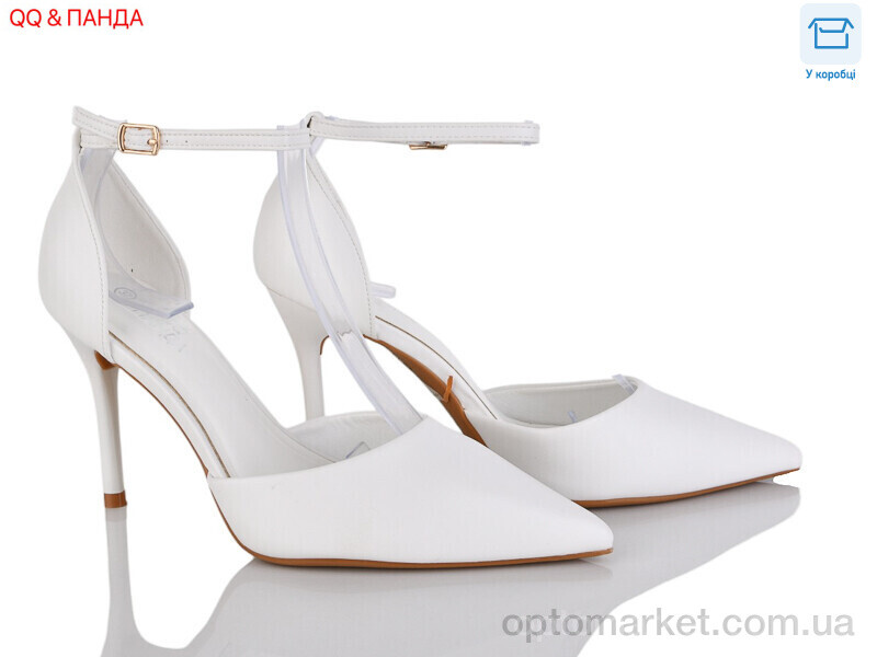 Купить Туфлі жіночі QQ106-3 Панда білий, фото 1