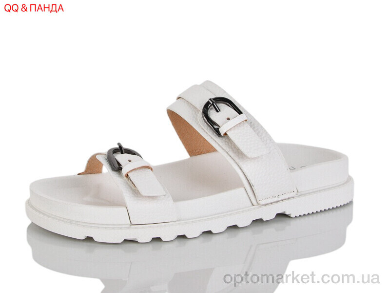 Купить Шльопанці жіночі QQ110-2 Панда білий, фото 1