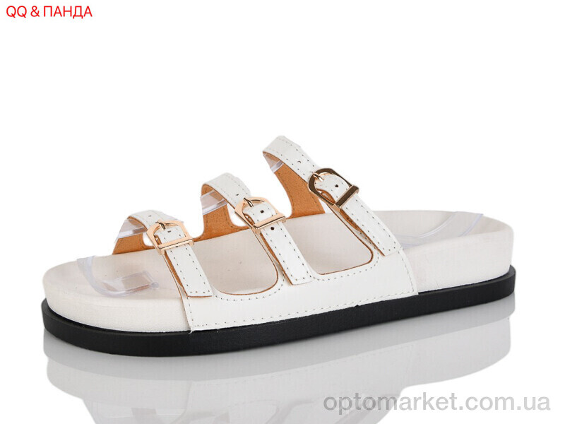 Купить Шльопанці жіночі QQ111-2 Панда білий, фото 1