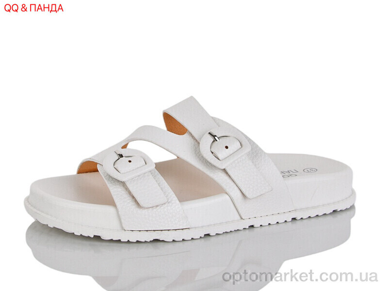 Купить Шльопанці жіночі QQ112-2 Панда білий, фото 1