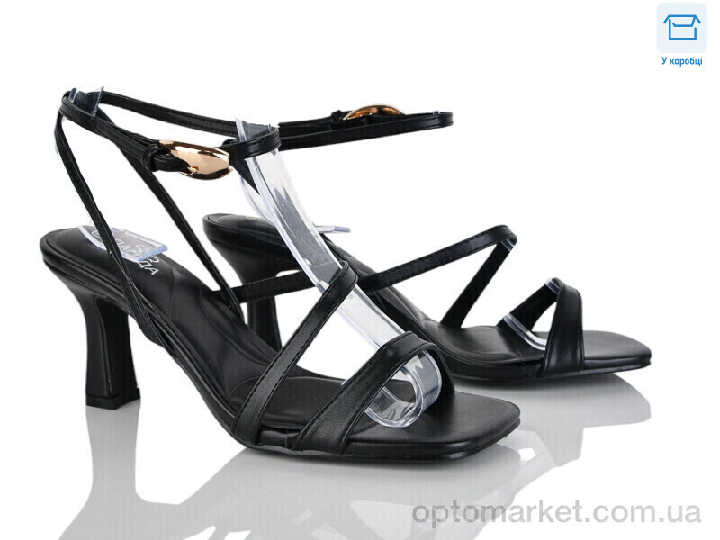 Купить Босоніжки жіночі QQ127-1 Панда чорний, фото 1