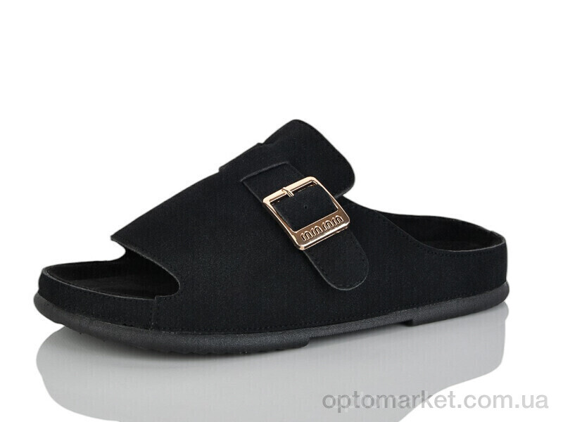 Купить Шльопанці жіночі QQ133-1 Панда чорний, фото 1