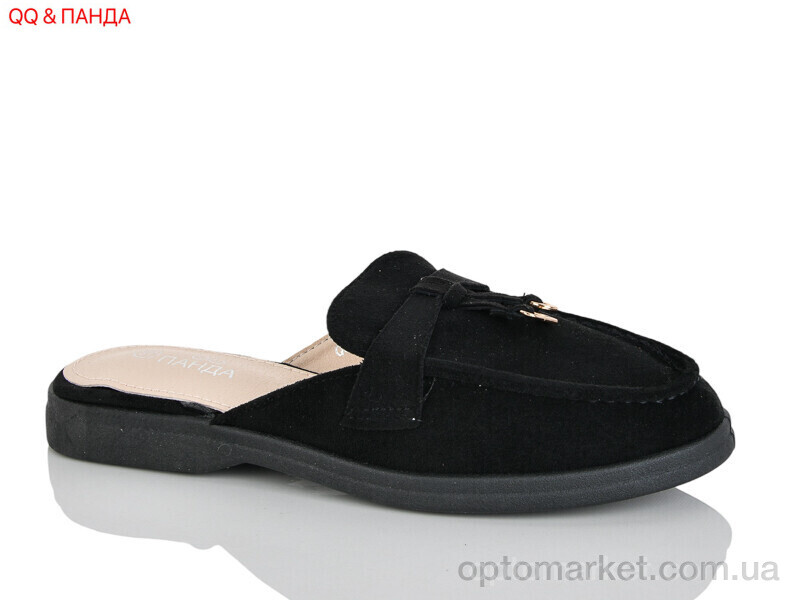 Купить Шльопанці жіночі QQ134-1 QQ&Панда чорний, фото 1