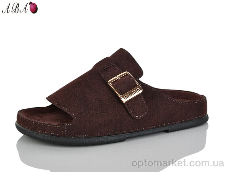 Купить Шльопанці жіночі QQ1ABA33-3 Панда коричневий, фото 1